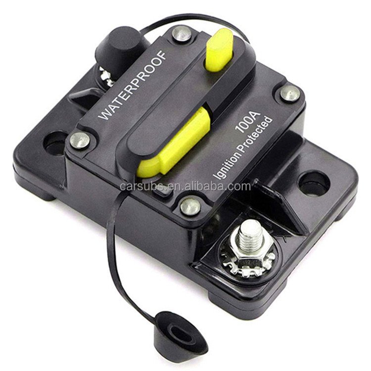 Waterproof Fuse Ignition Protector Switch Circuit Breaker for Car Audio System 100A 200A 300A